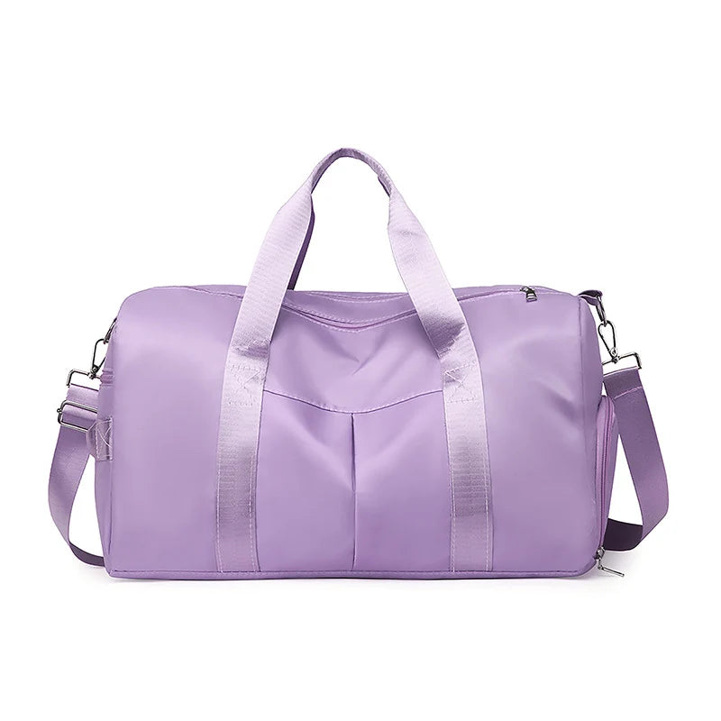 Gym Duffle Bag Water-Resistant Multiple Pockets & Adjustable Strap