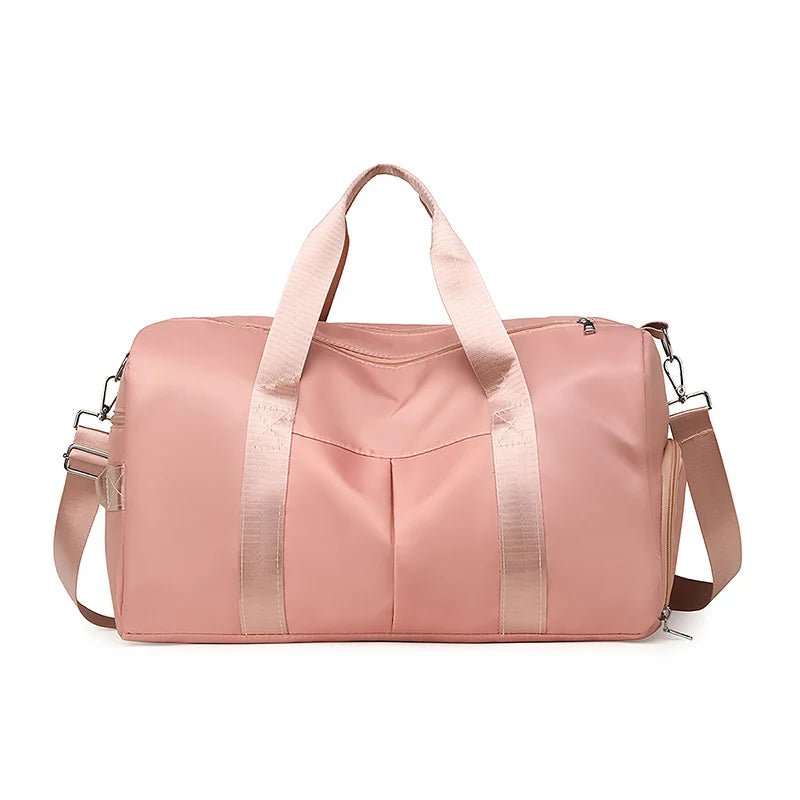 Gym Duffle Bag Water-Resistant Multiple Pockets & Adjustable Strap