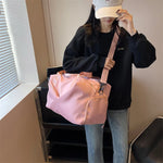 Gym Duffle Bag Water-Resistant Multiple Pockets Padded Straps