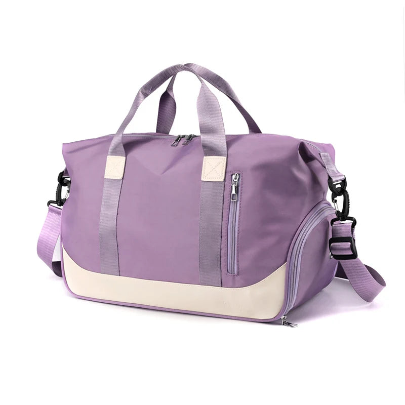 Gym Duffle Bag Water-Resistant Padded Handles & Adjustable Strap