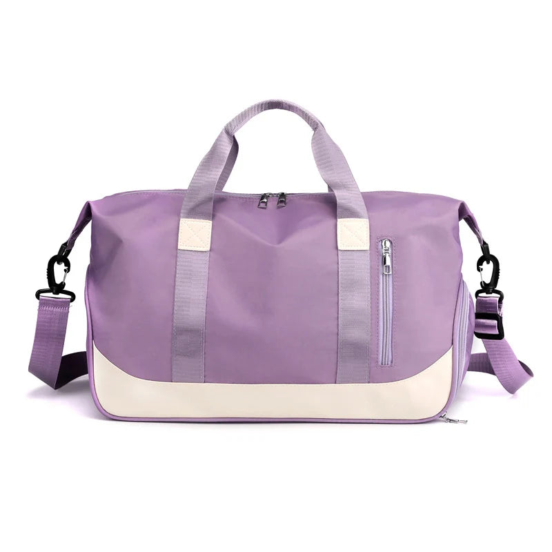 Gym Duffle Bag Water-Resistant Padded Handles & Adjustable Strap