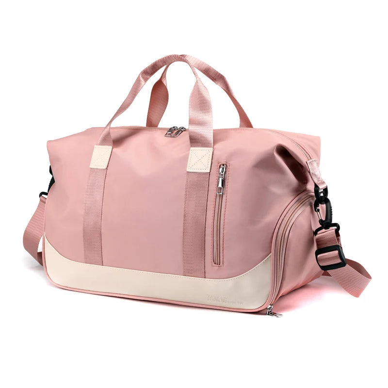 Gym Duffle Bag Water-Resistant Padded Handles & Adjustable Strap