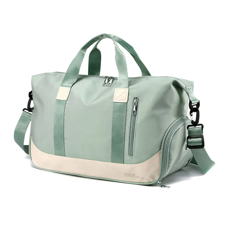 Gym Duffle Bag Water-Resistant Padded Handles & Adjustable Strap