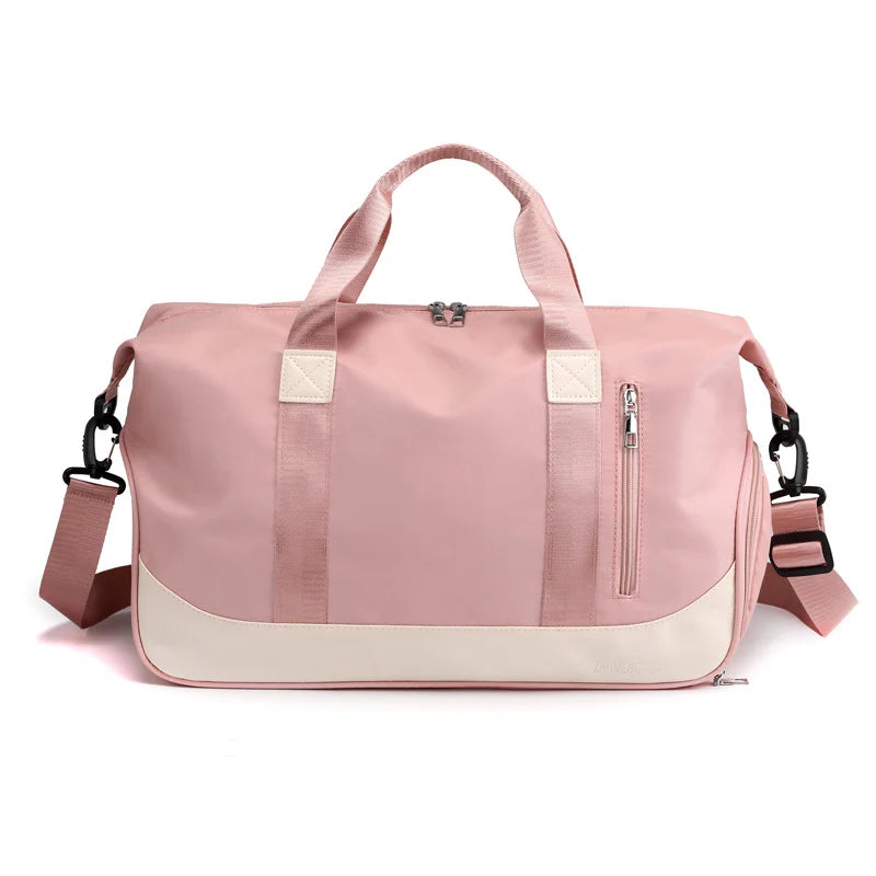 Gym Duffle Bag Water-Resistant Padded Handles & Adjustable Strap