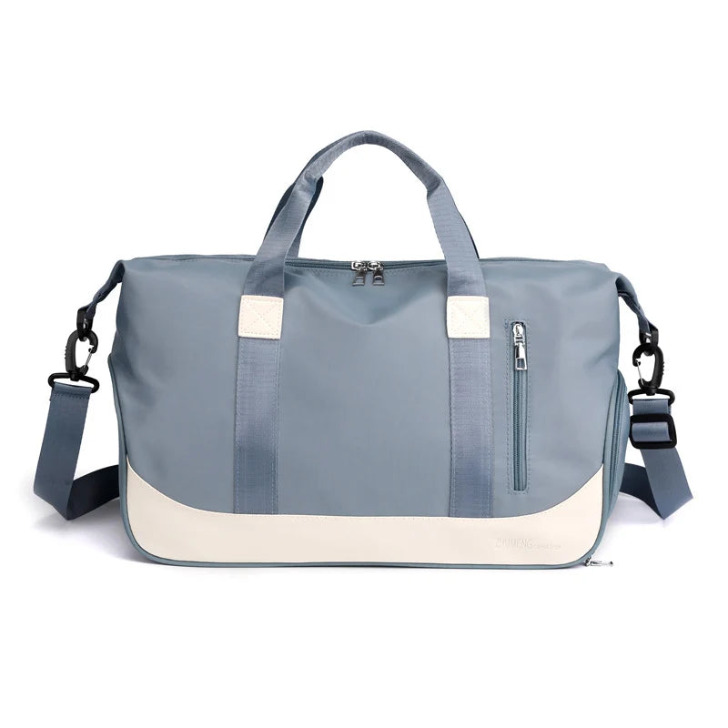 Gym Duffle Bag Water-Resistant Padded Handles & Adjustable Strap