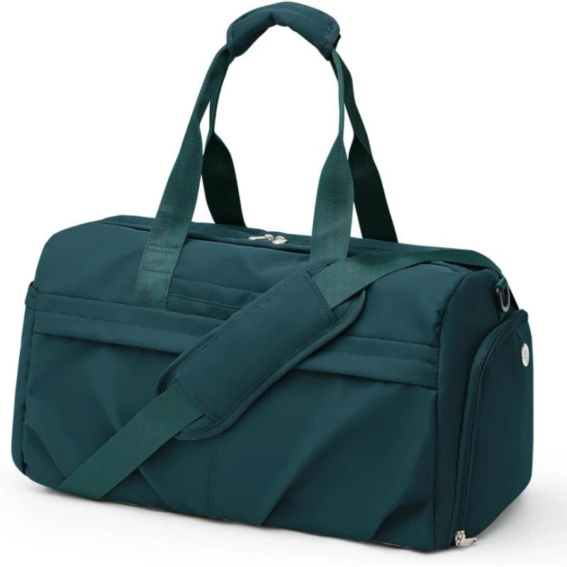 Gym Duffle Bag Water-Resistant Shoe Compartment & Multiple Pockets