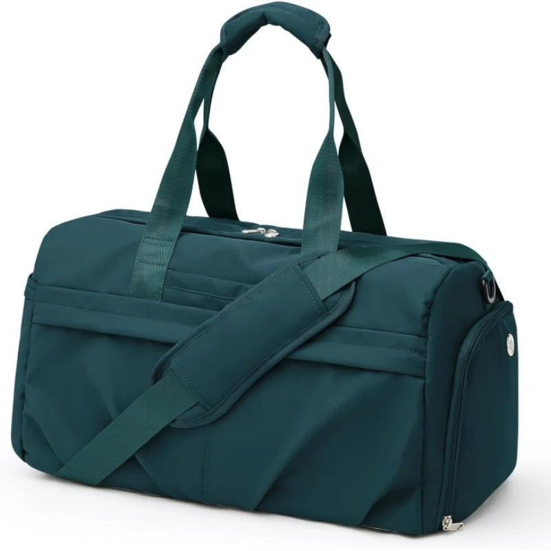 Gym Duffle Bag Water-Resistant Shoe Compartment & Multiple Pockets