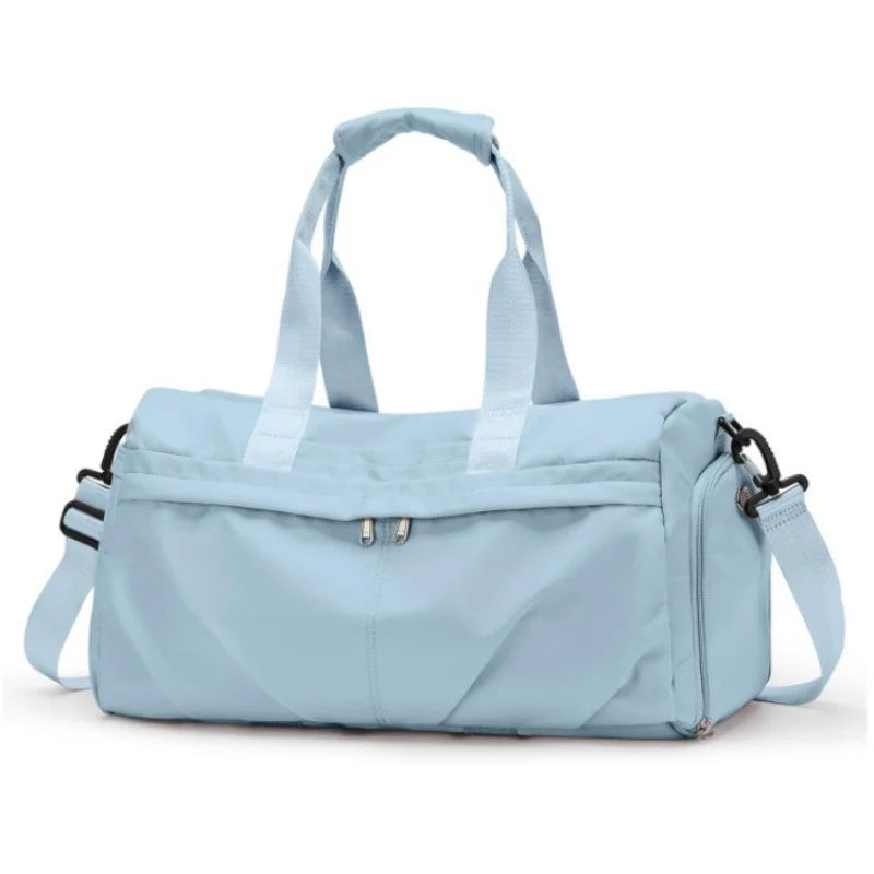 Gym Duffle Bag Water-Resistant Shoe Compartment & Multiple Pockets