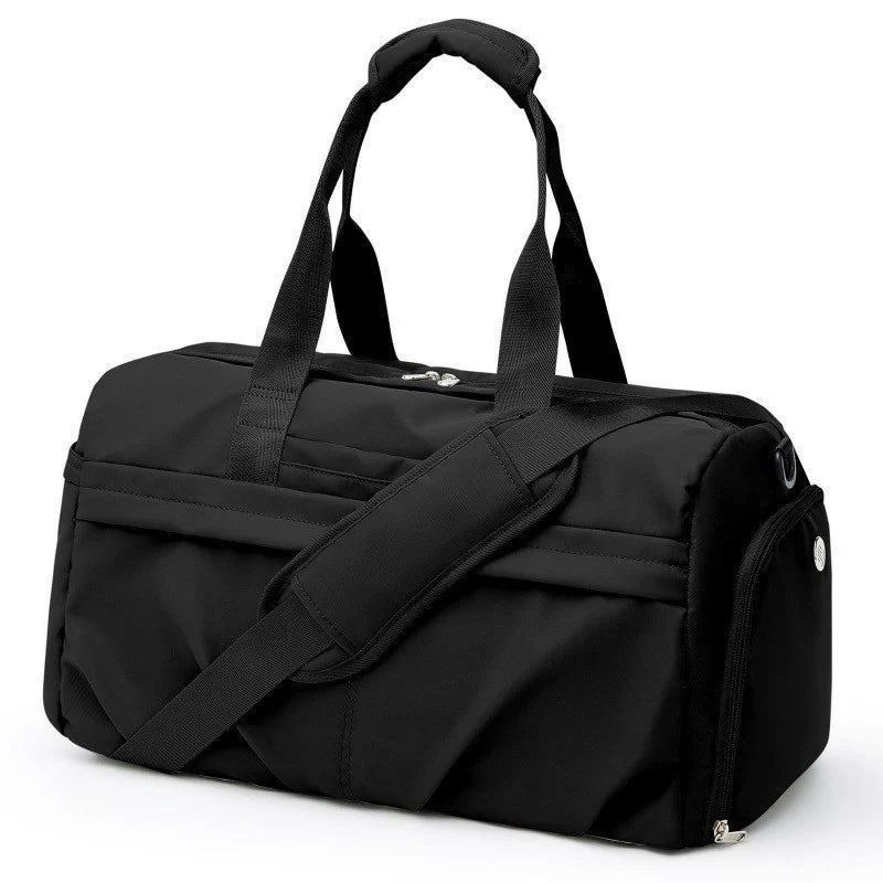 Gym Duffle Bag Water-Resistant Shoe Compartment & Multiple Pockets