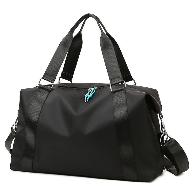 Gym Duffle Bag Water-Resistant Shoe Compartment Padded Adjustable Strap
