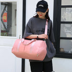 Gym Duffle Bag Water-Resistant Spacious Interior Padded Shoulder Strap