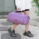 Gym Duffle Bag Water-Resistant Spacious Multiple Pockets