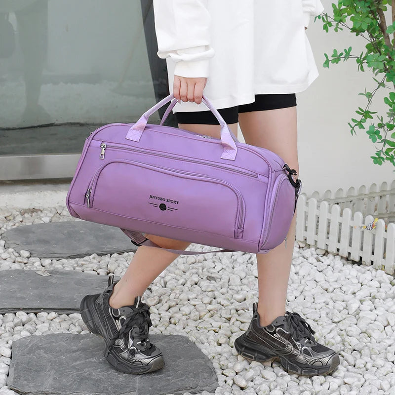 Gym Duffle Bag Water-Resistant Spacious Multiple Pockets