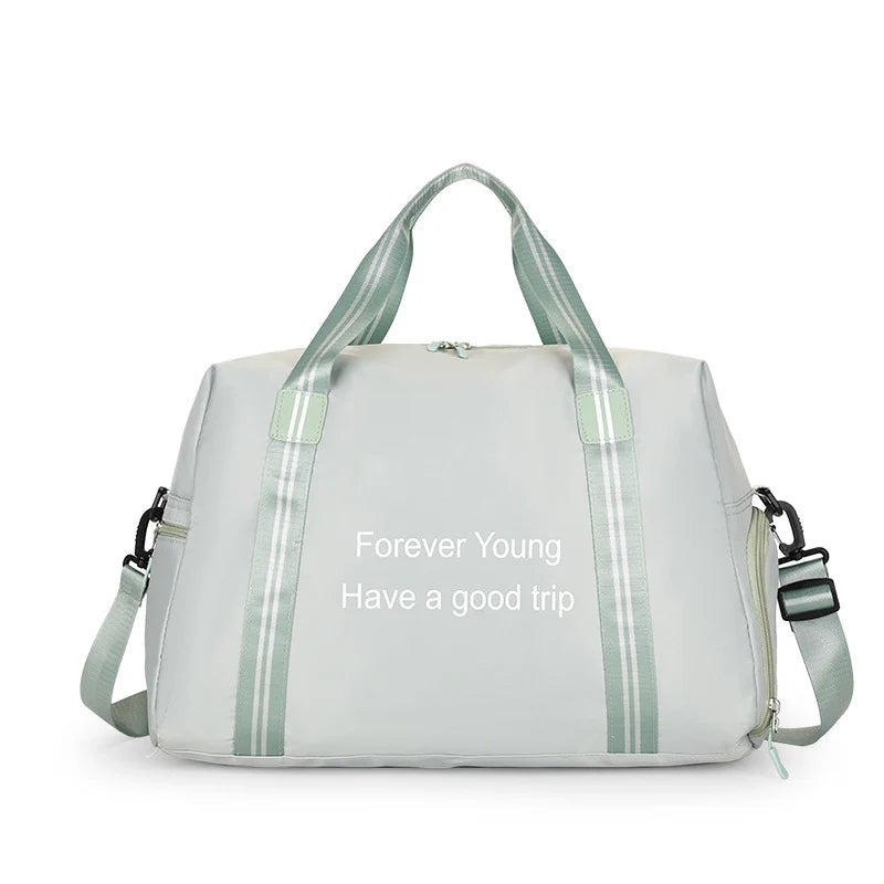 Gym Tote Bag Large Capacity Tear-Resistant Fabric & Padded Straps