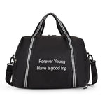 Gym Tote Bag Large Capacity Tear-Resistant Fabric & Padded Straps