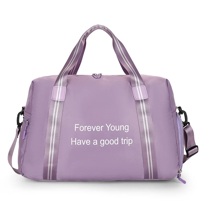 Gym Tote Bag Large Capacity Tear-Resistant Fabric & Padded Straps