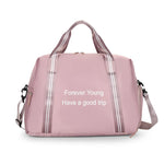 Gym Tote Bag Large Capacity Tear-Resistant Fabric & Padded Straps