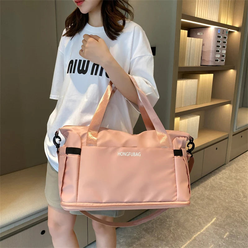 Gym Tote Bag Spacious & Water-Resistant Multiple Pockets