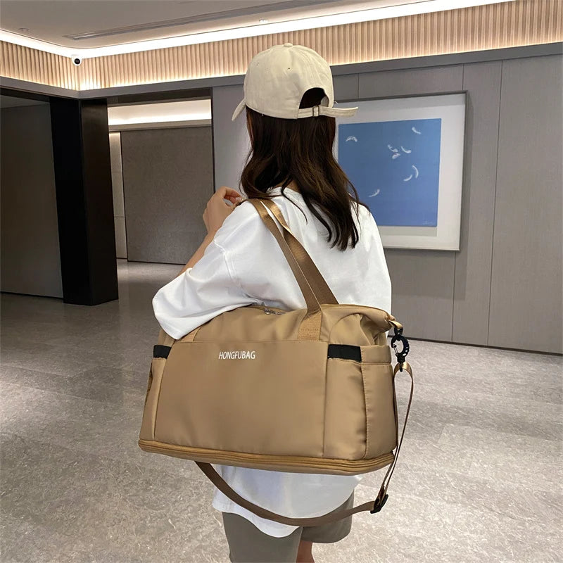 Gym Tote Bag Spacious & Water-Resistant Multiple Pockets