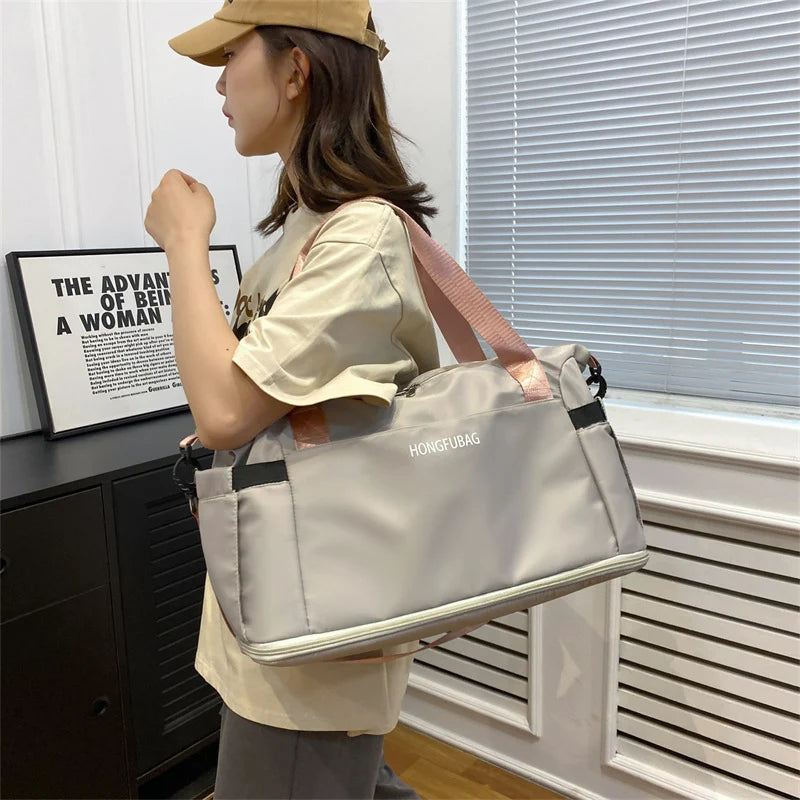 Gym Tote Bag Spacious & Water-Resistant Multiple Pockets
