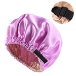 Hair Bonnet Satin Breathable Elastic Fit