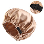 Hair Bonnet Satin Breathable Elastic Fit