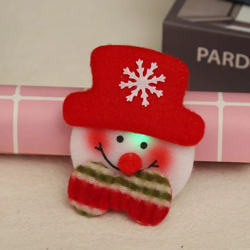 Hair Clip Handcrafted Felt & Battery-Operated LED