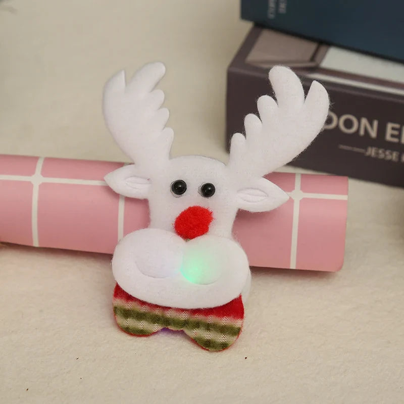 Hair Clip Handcrafted Felt & Battery-Operated LED