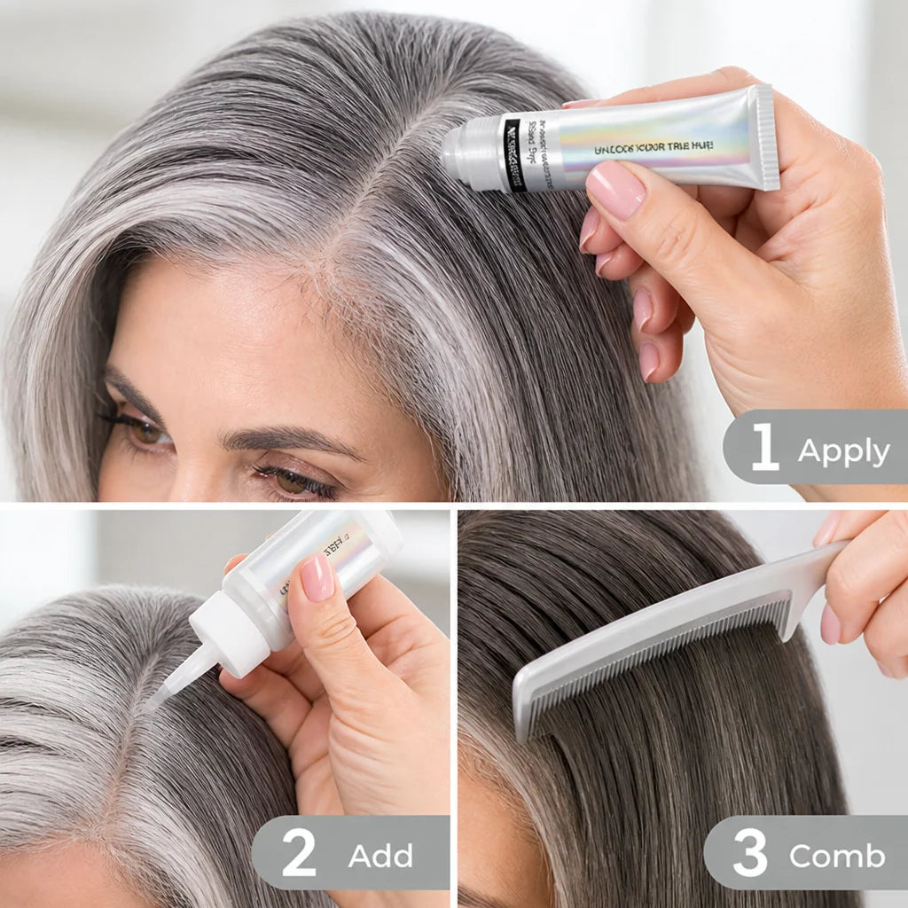 Hair Color Buildable Silver Ammonia-Free