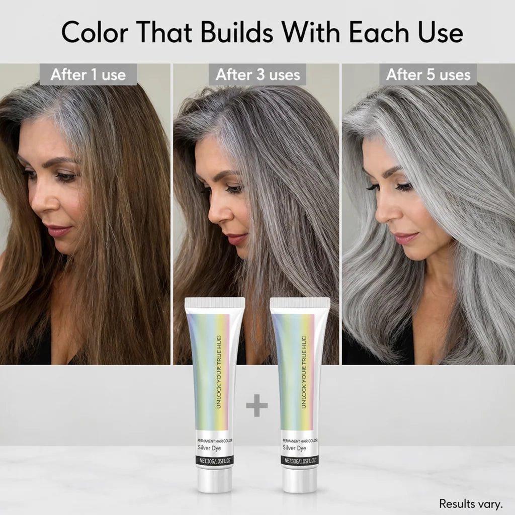 Hair Color Buildable Silver Ammonia-Free