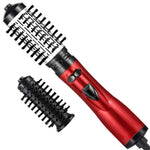 Hair Dryer Brush 360° Rotating Tourmaline Ceramic Interchangeable Heads