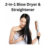 Hair Dryer & Straightener Adjustable Heat Lightweight