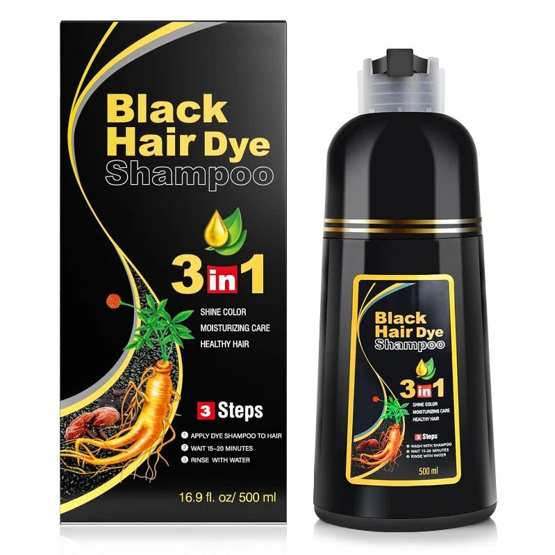 Hair Dye Shampoo Gray Coverage One Wash