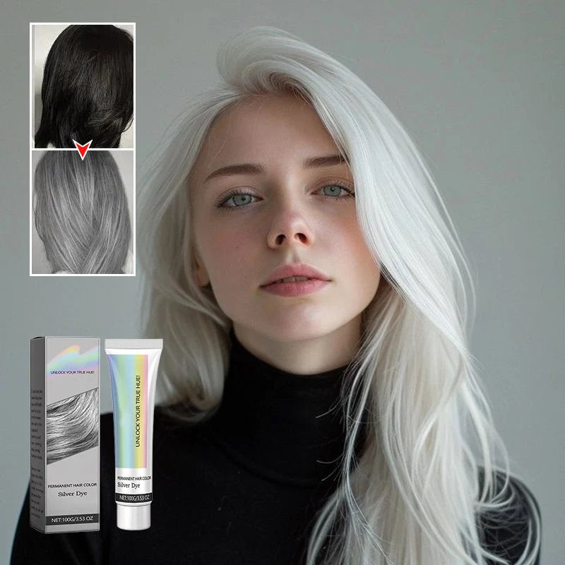Hair Dye Silver Ammonia-Free Aloe & Plant Extracts