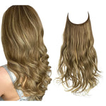Hair Extensions 100% Human Hair Natural Wave Heat-Stylable