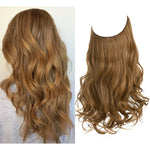 Hair Extensions 100% Human Hair Natural Wave Heat-Stylable