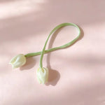 Hair Ribbon Floral Adjustable Soft Fabric