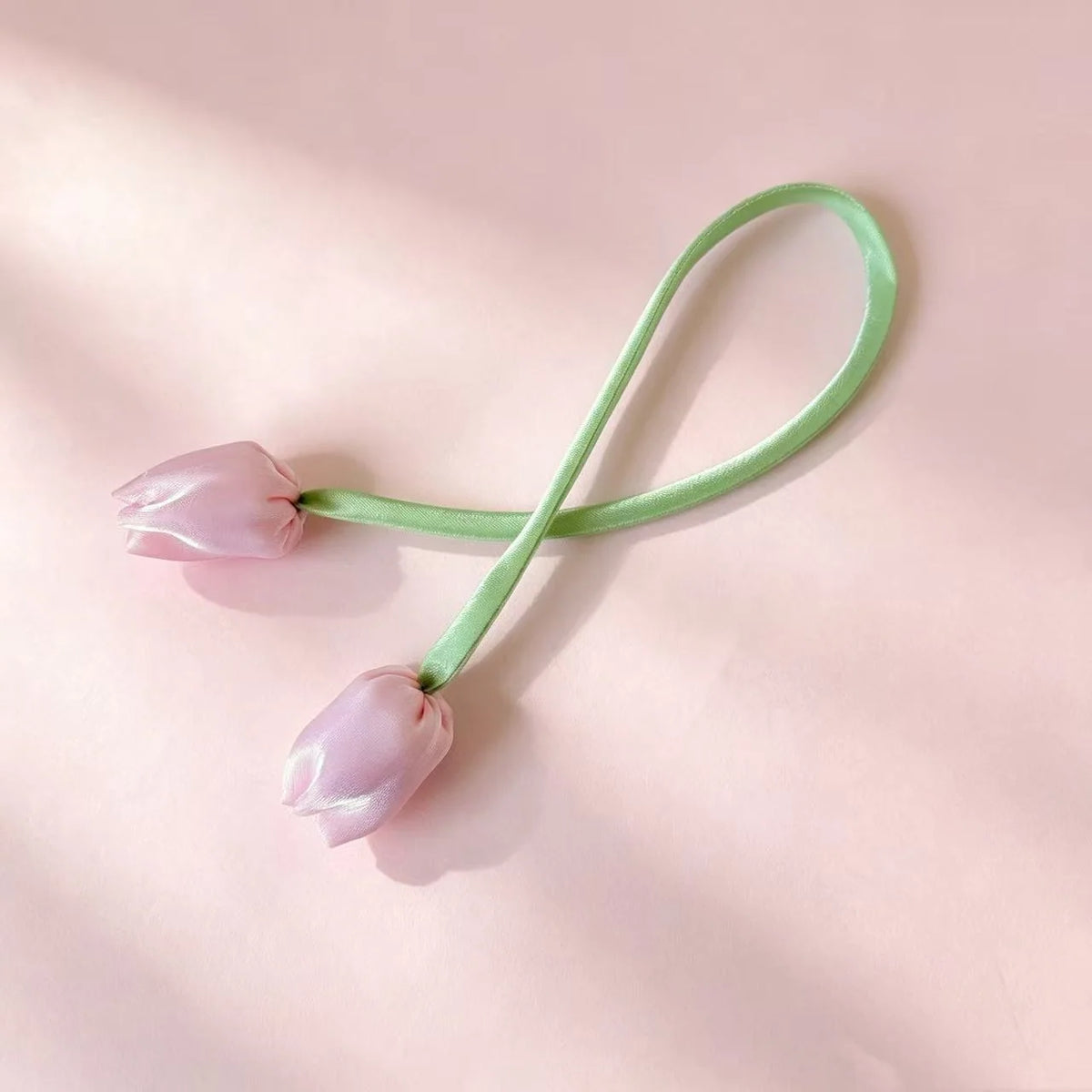 Hair Ribbon Floral Adjustable Soft Fabric