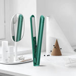 Hair Straightener & Curler Cordless Ceramic Plates 2-in-1