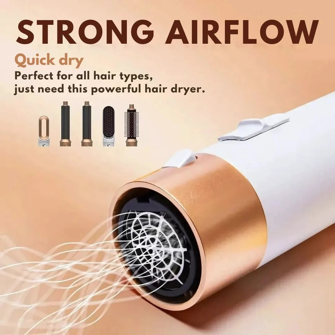 Hair Styler 5-In-1 Airflow Curling & Fast Drying