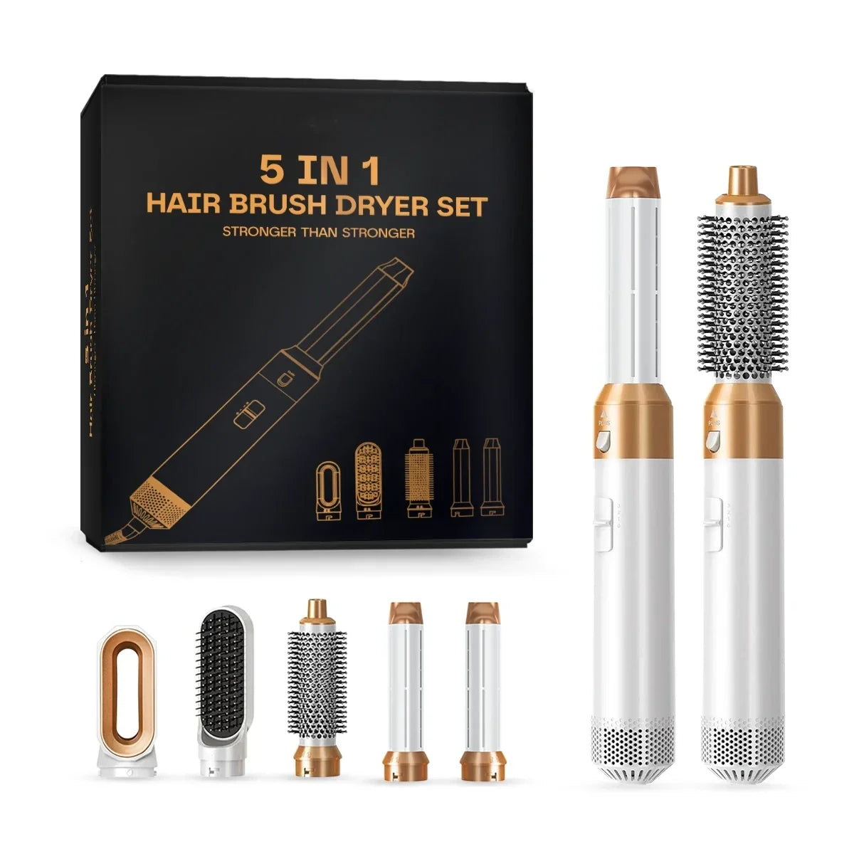 Hair Styler 5-in-1 Interchangeable Heads & Auto Curling