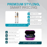 Hair Styler 5-in-1 Interchangeable Heads & Auto Curling