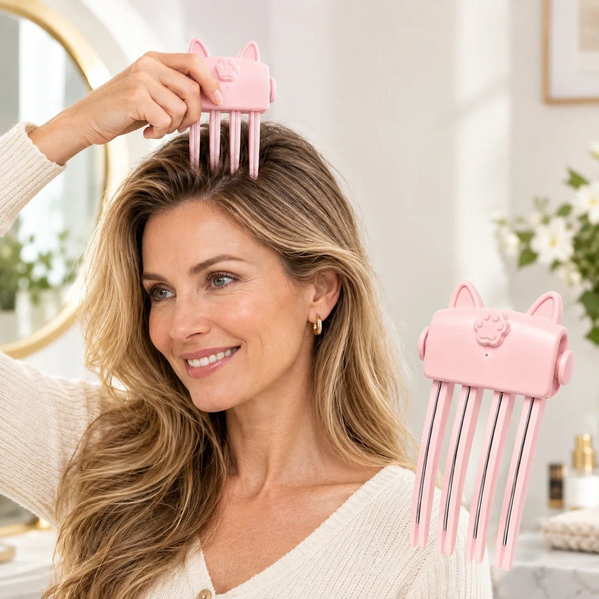 Hair Styler Cordless Root-Lifting Two Heat Settings