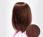 Hair Topper Clip-In Bangs Crown Coverage Heat-Resistant Fibers