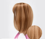 Hair Topper Clip-In Bangs Crown Coverage Heat-Resistant Fibers