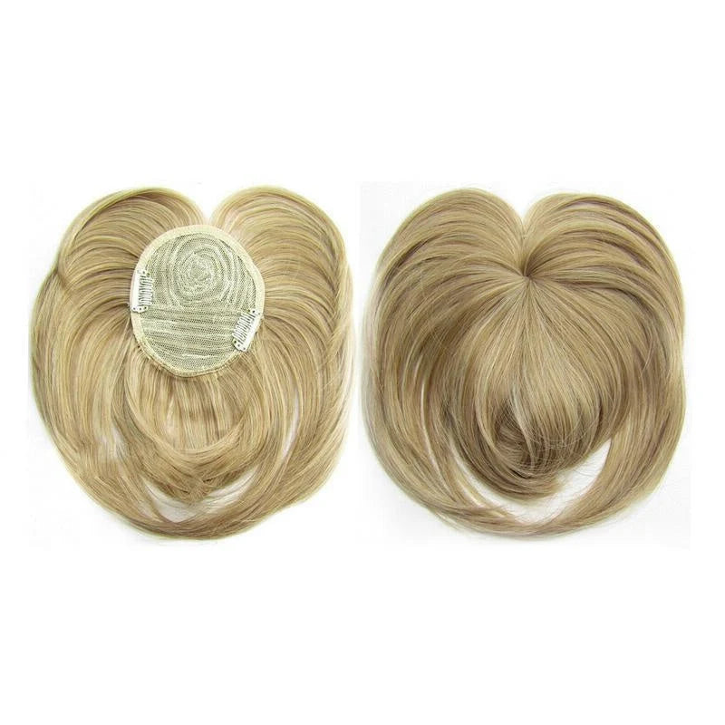 Hair Topper Short Clip-In Crown Volume Natural-Looking Blend