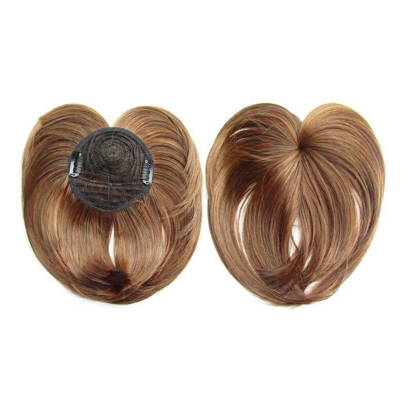 Hair Topper Short Clip-In Crown Volume Natural-Looking Blend