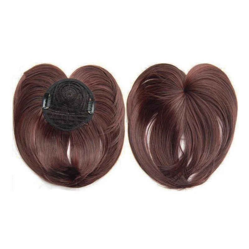 Hair Topper Short Clip-In Crown Volume Natural-Looking Blend