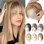 Hairpiece Synthetic Fiber Adjustable Bangs Volume-Enhancing