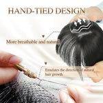 Hairpiece Synthetic Fiber Adjustable Bangs Volume-Enhancing
